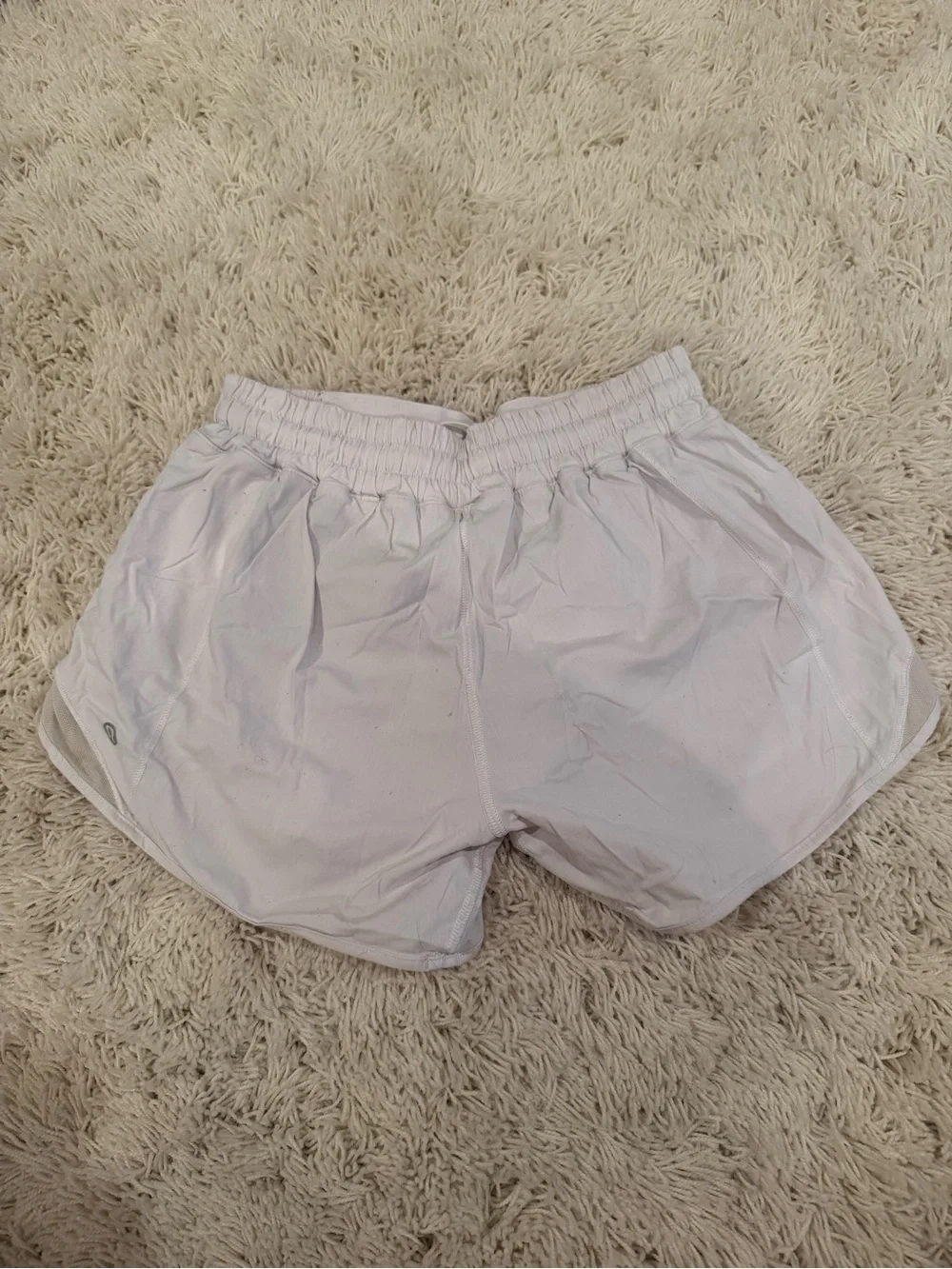 White Women’s Athletic Shorts